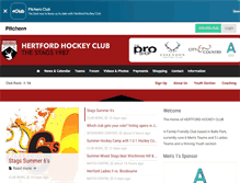 Tablet Screenshot of hertford-hockey.co.uk